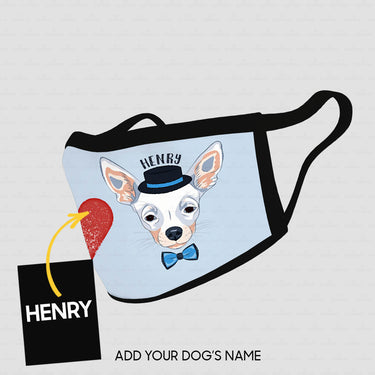 Personalized Dog Gift Idea - I Love Chihuahua For Dog Lovers - Cloth Mask